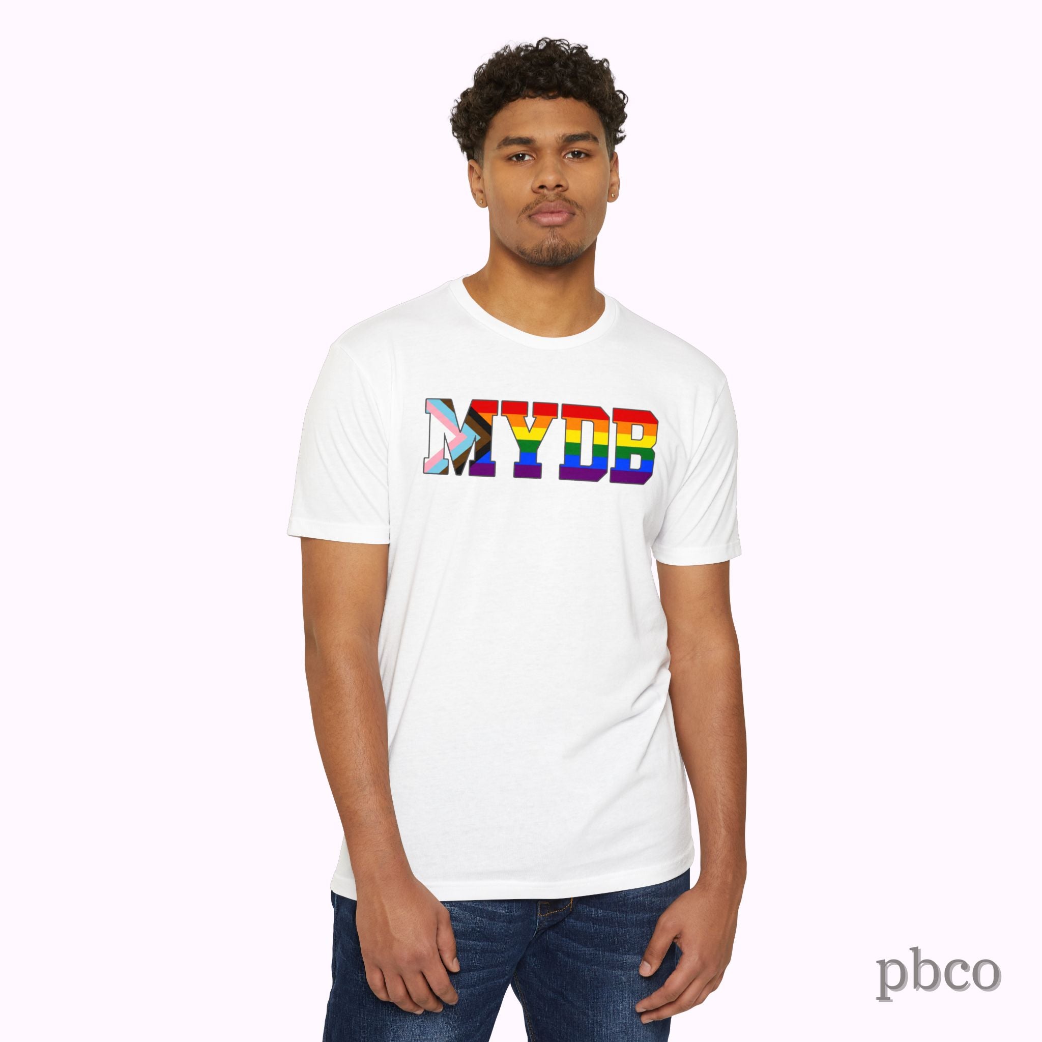 MYDB T-Shirt | Mind Your Damn Business | Progress Pride