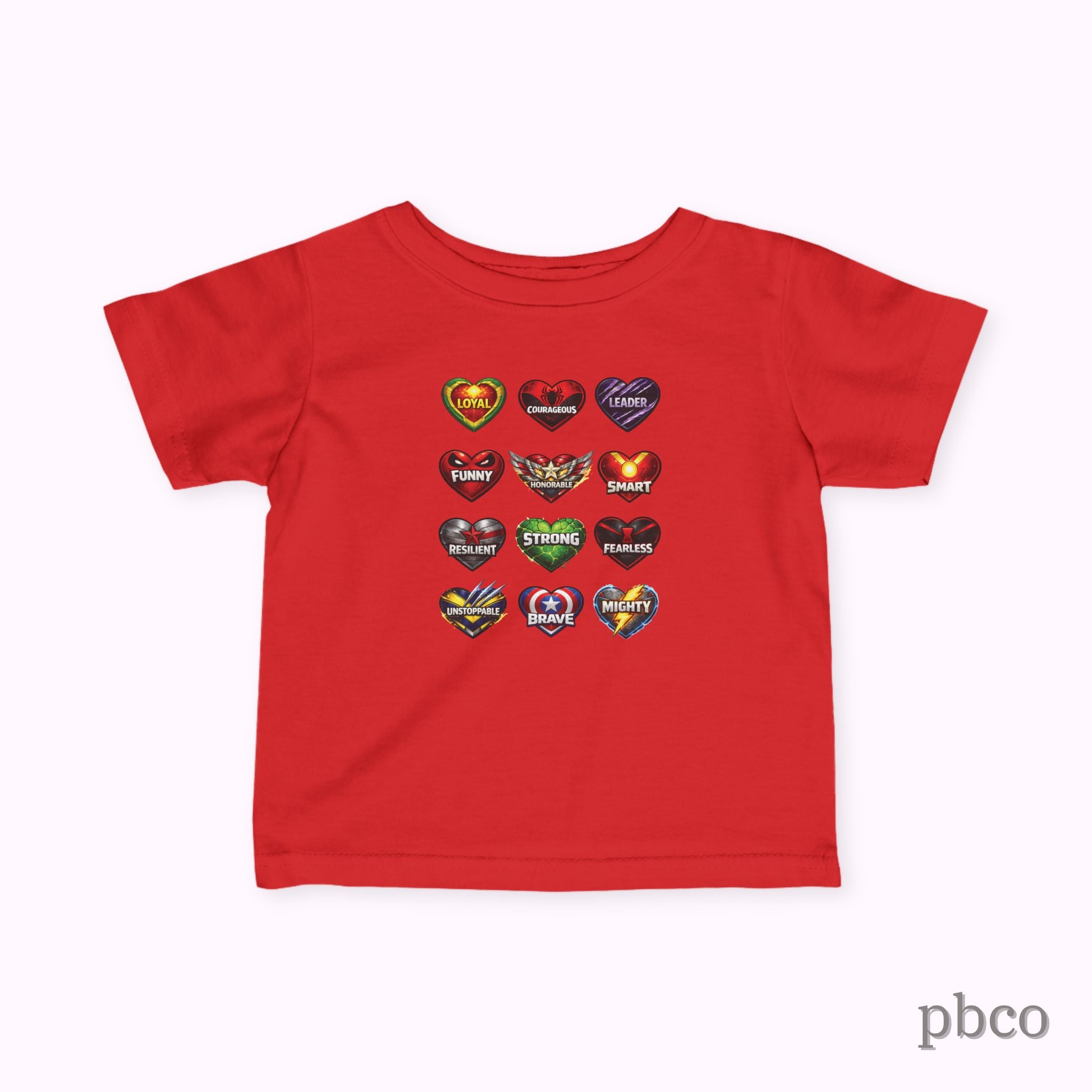 Superhero Love Toddler Tee
