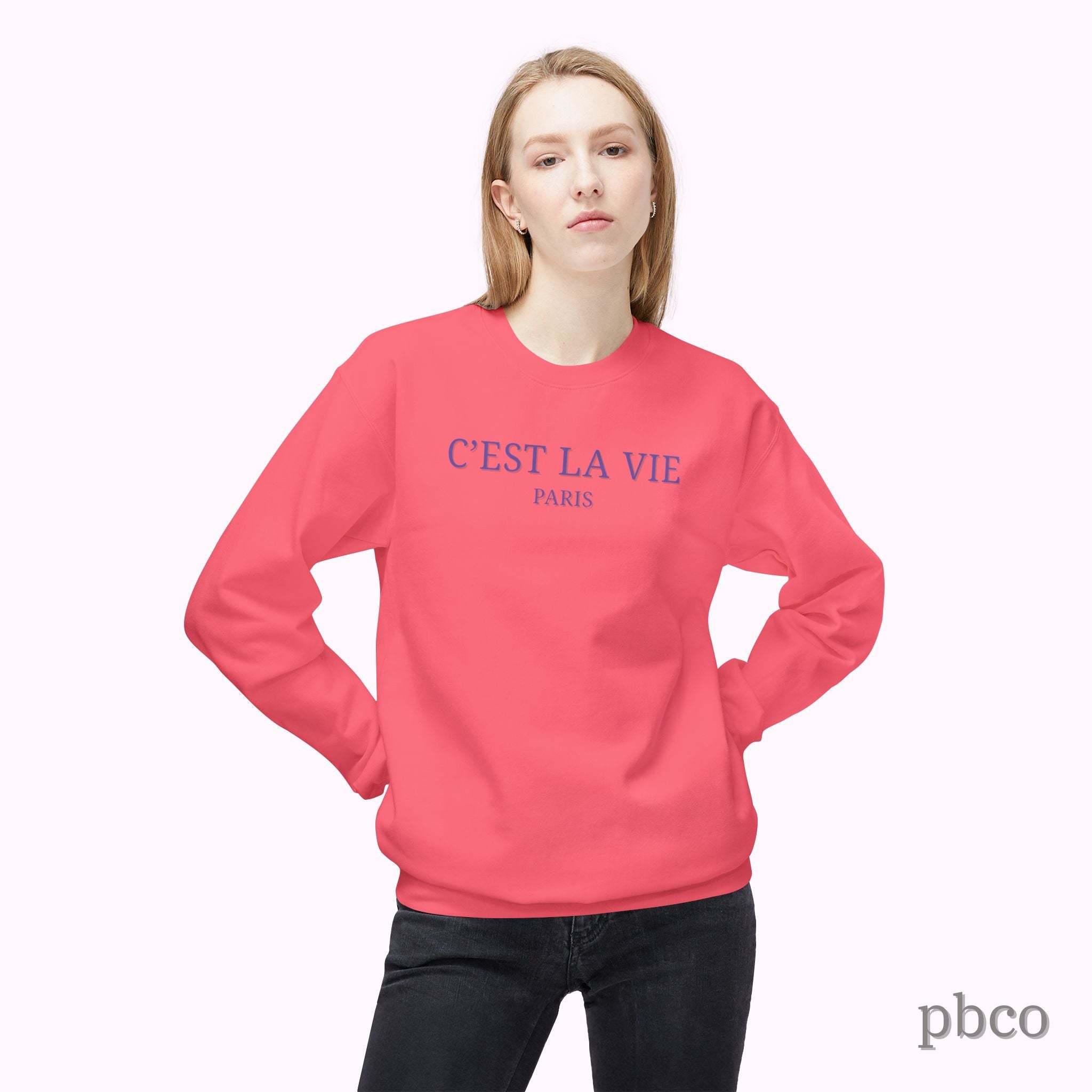 C'est La Vie Paris Crewneck Sweatshirt