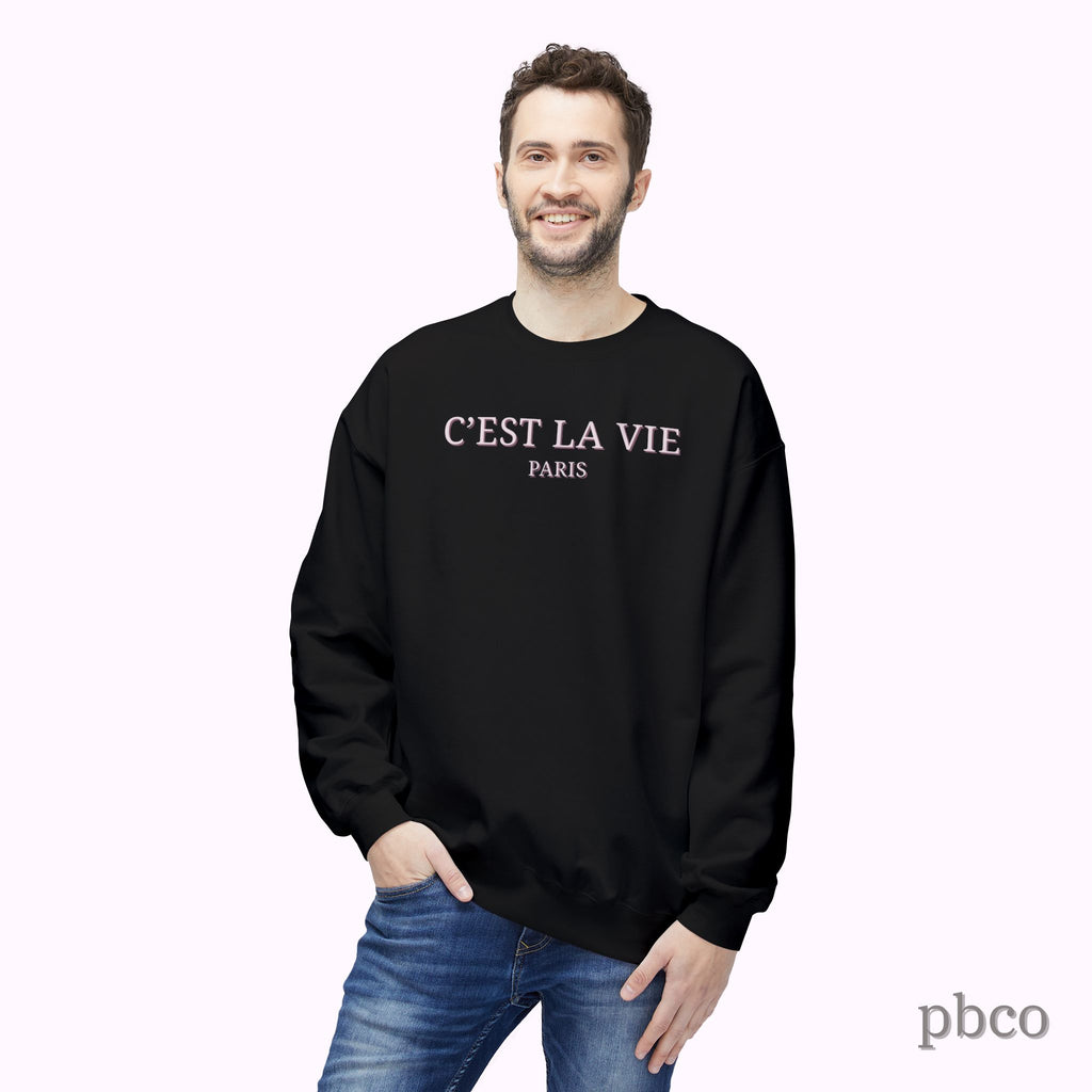 C'est La Vie Paris Crewneck Sweatshirt