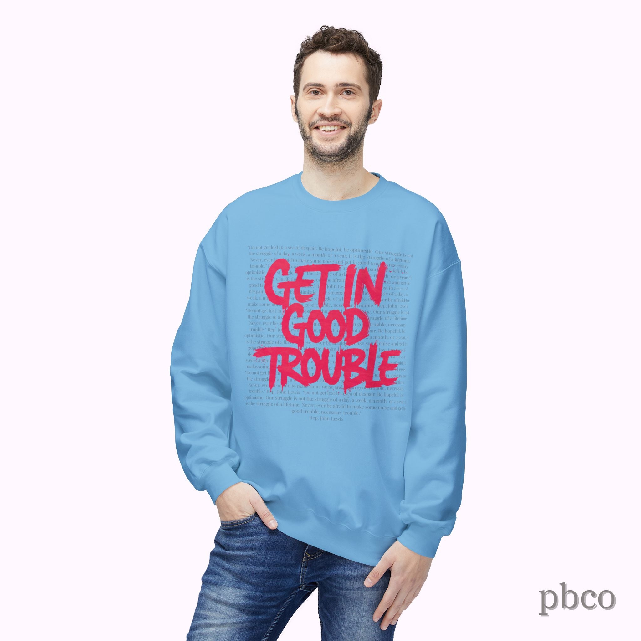 Get In Good Trouble Crewneck Sweatshirt