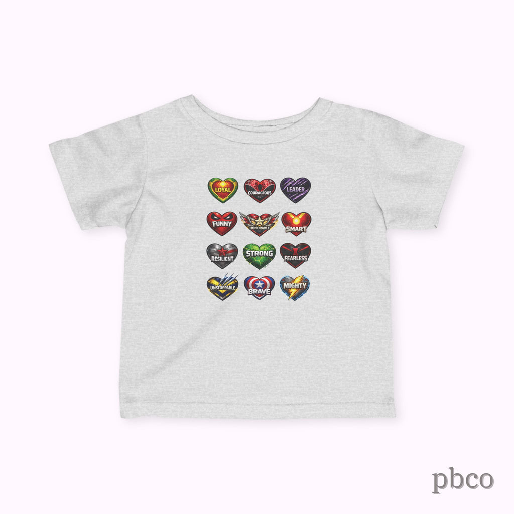 Superhero Love Toddler Tee