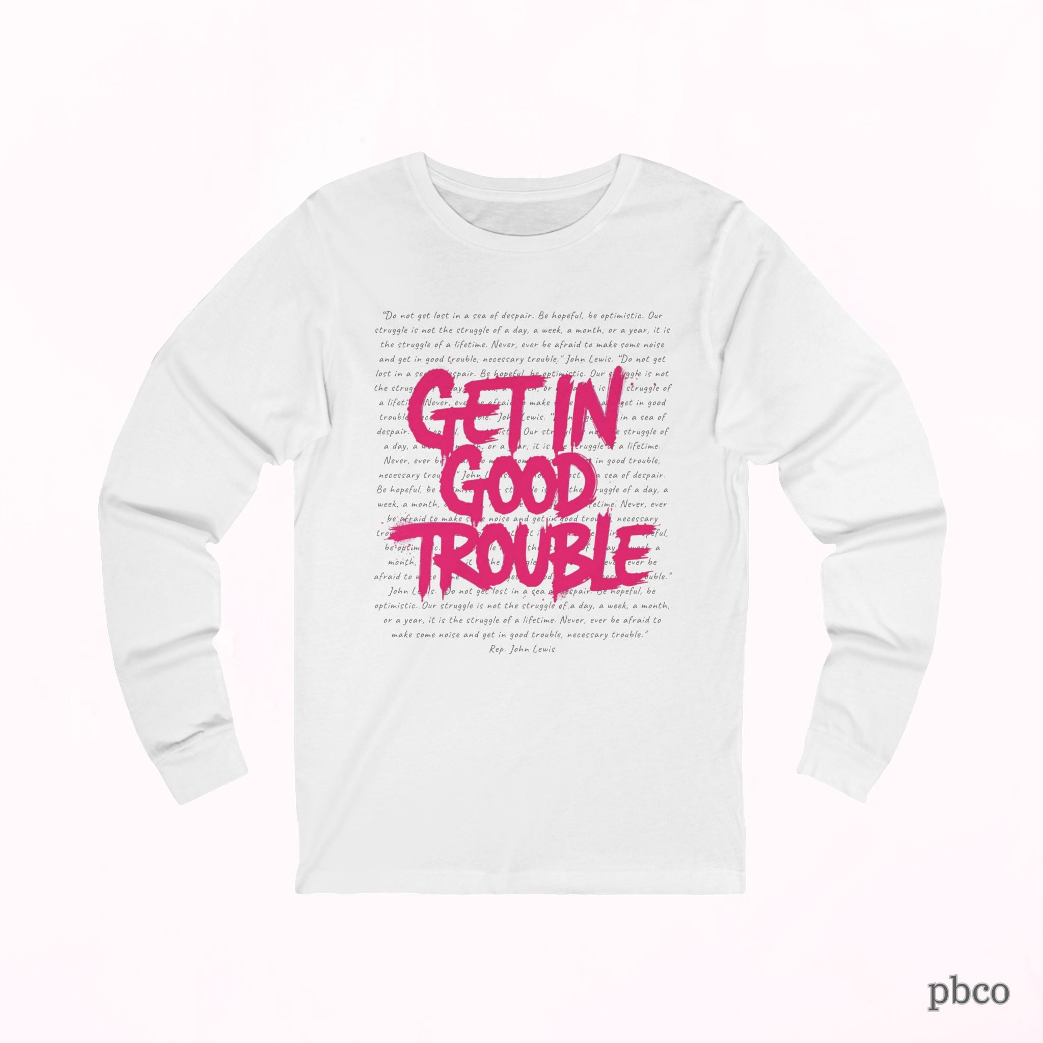 Get in Good Trouble Long Sleeve Graphic Tee