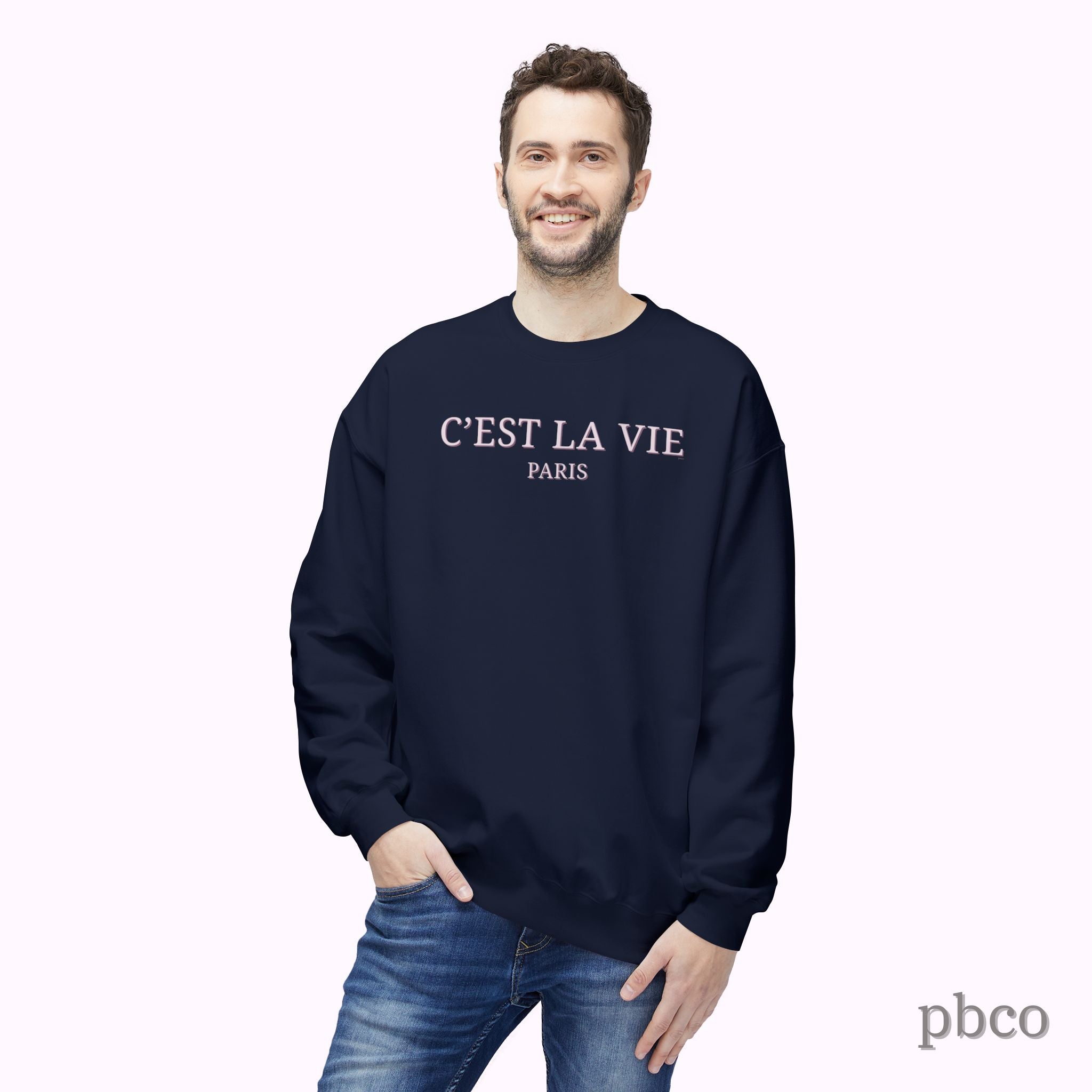 C'est La Vie Paris Crewneck Sweatshirt
