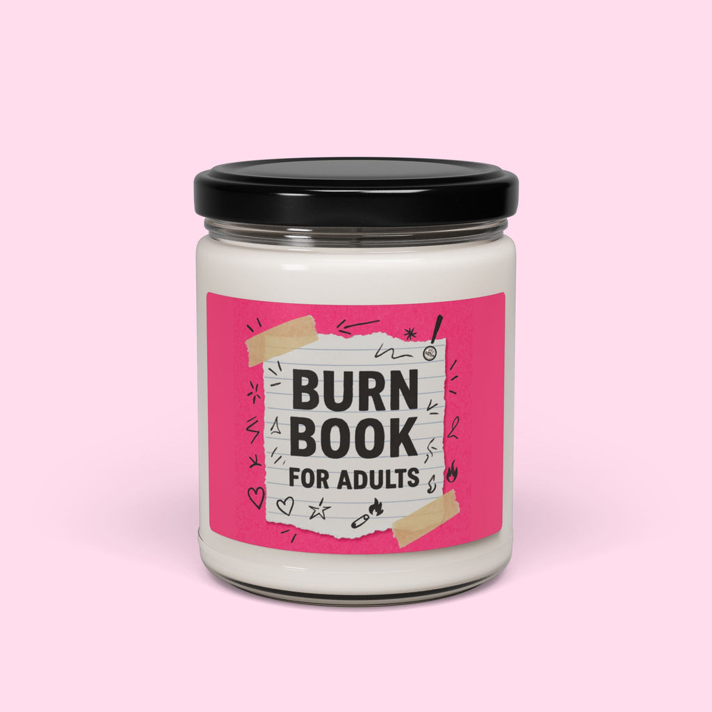 Scented Soy Candle 'Burn Book for Adults' (9oz Jar)