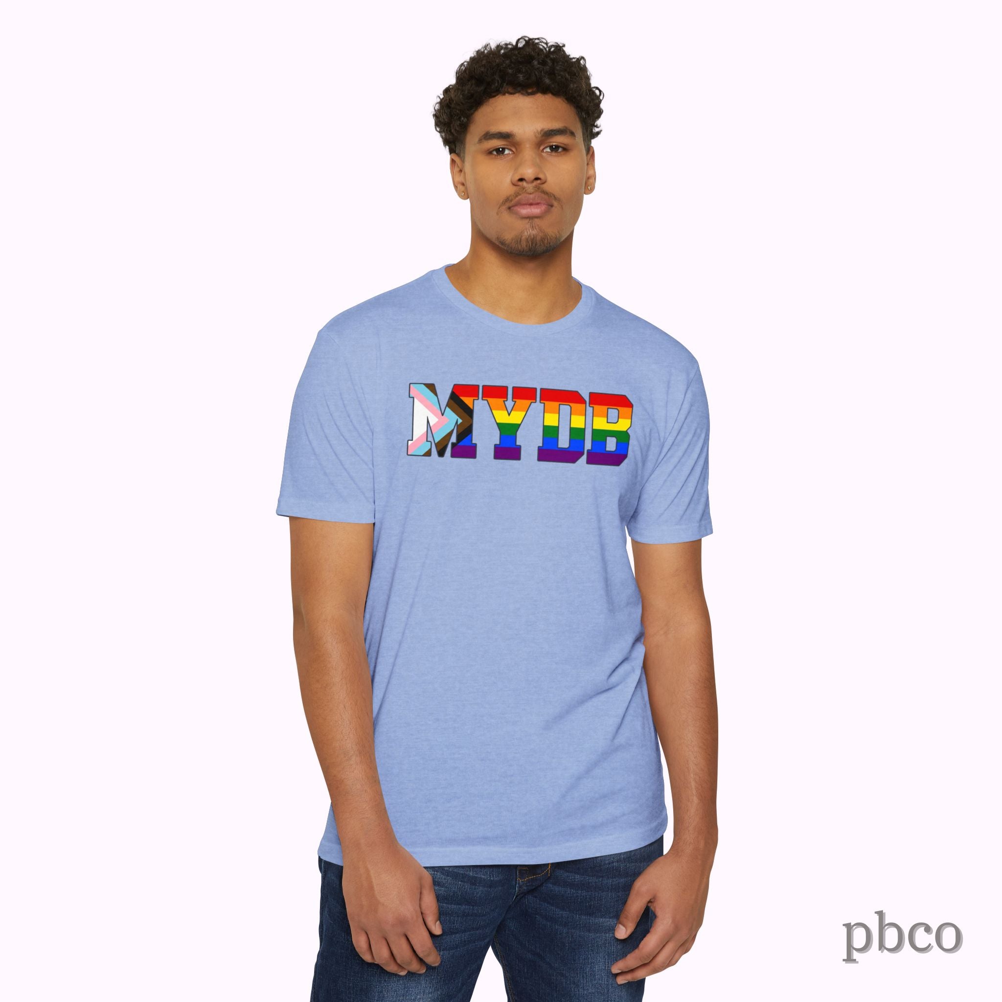 MYDB T-Shirt | Mind Your Damn Business | Progress Pride