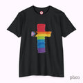 Inclusion Cross T-Shirt | Progress Pride | Affirming Faith