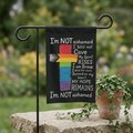 Inclusion Cross Garden Flag | Progress Pride | Not Ashamed
