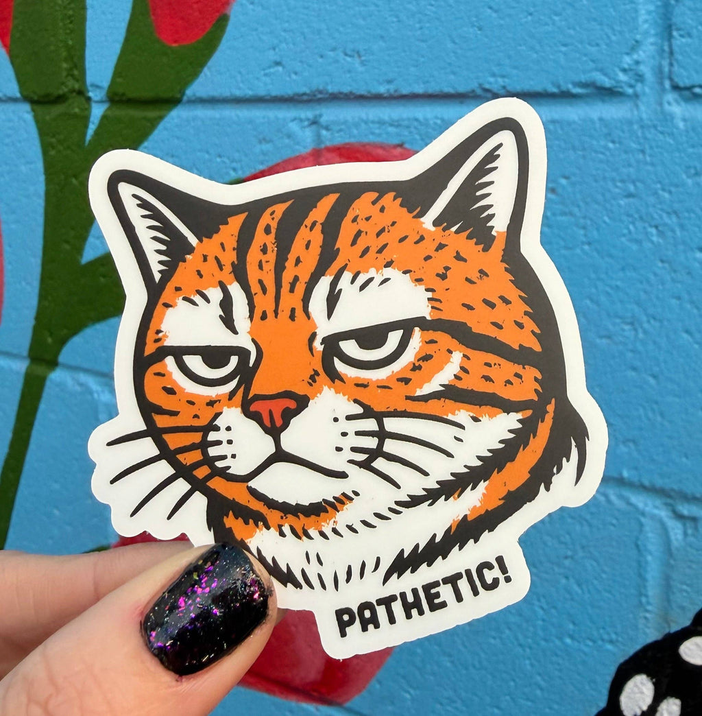 Hilarious Humanitarian - Pathetic Sticker