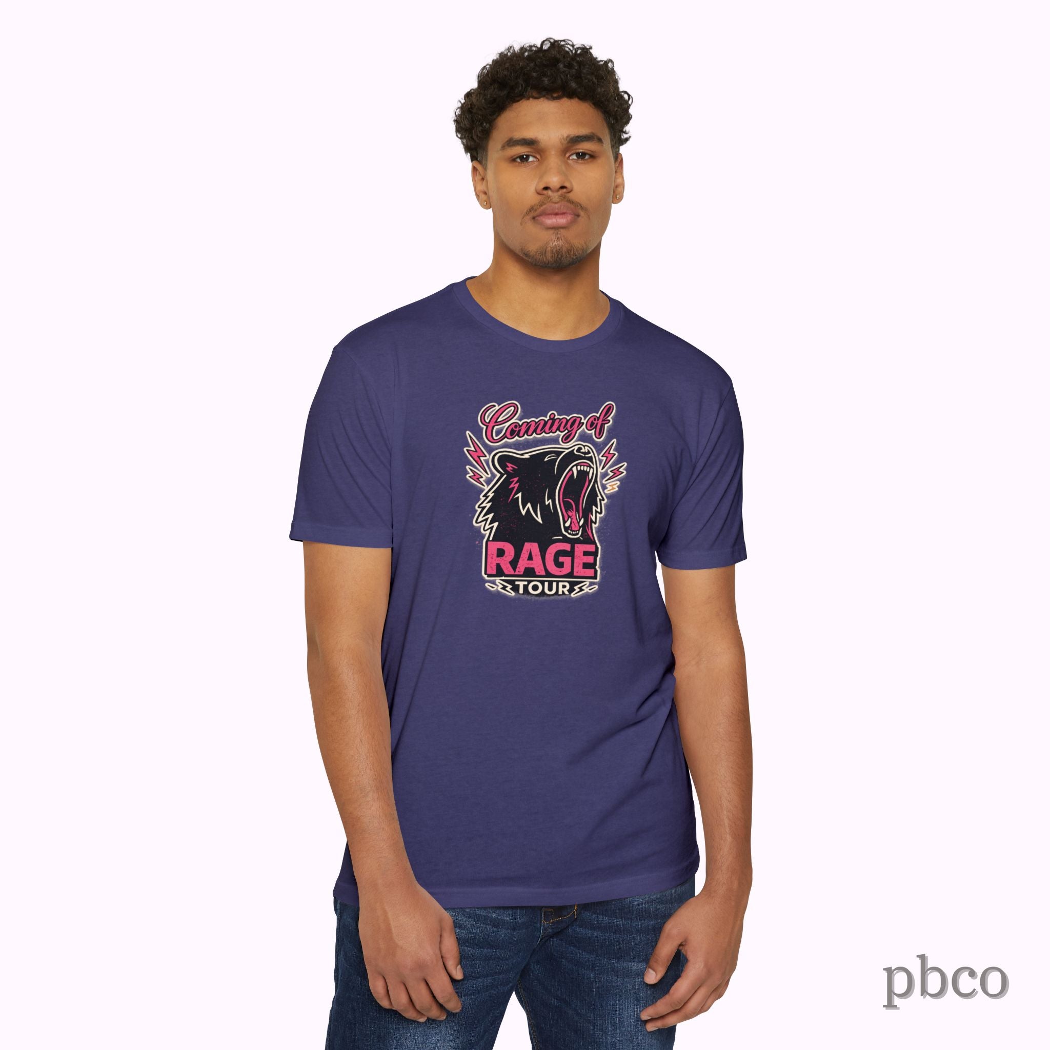 Rage Tour Graphic Unisex Tri-blend T‑Shirt