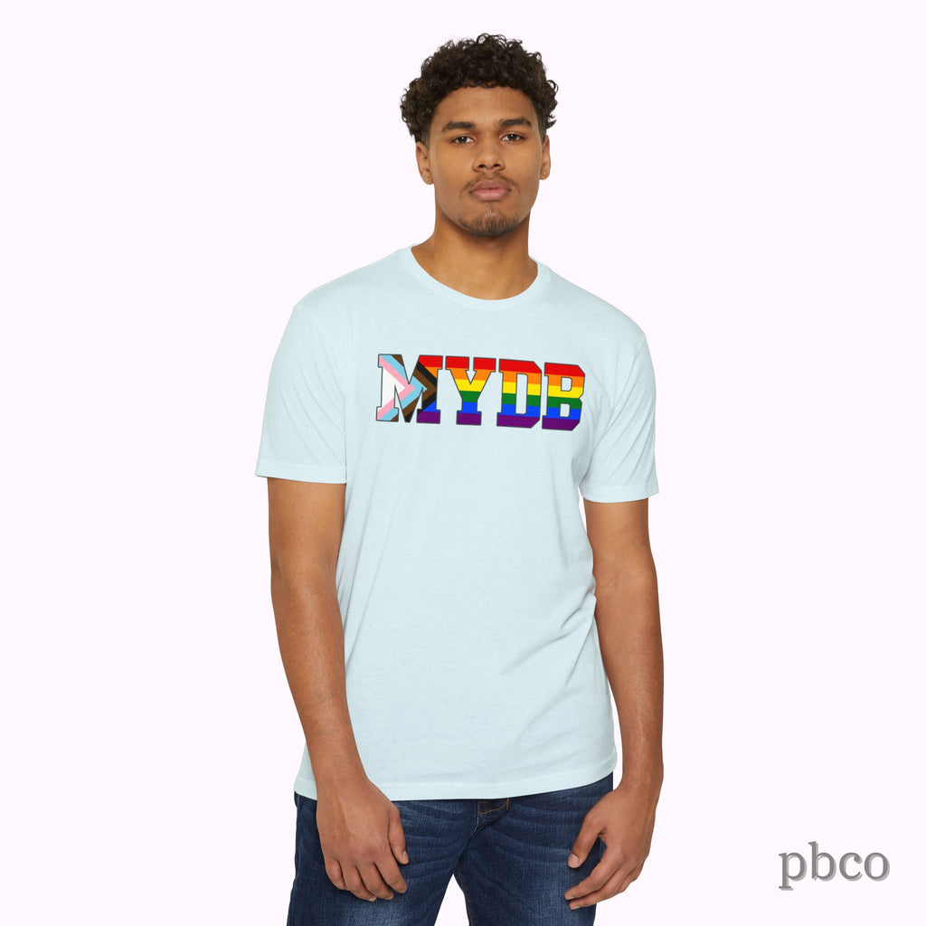 MYDB T-Shirt | Mind Your Damn Business | Progress Pride