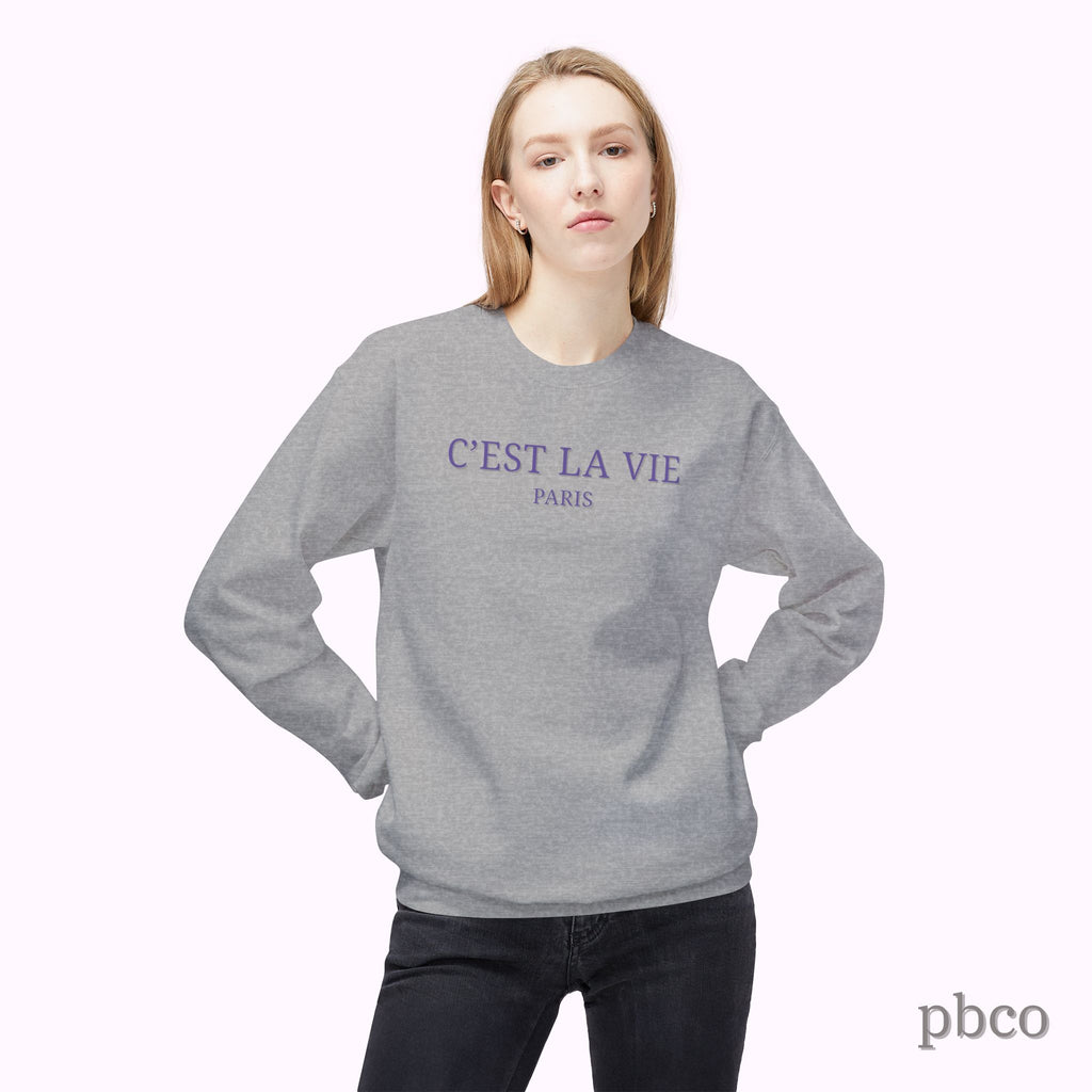 C'est La Vie Paris Crewneck Sweatshirt