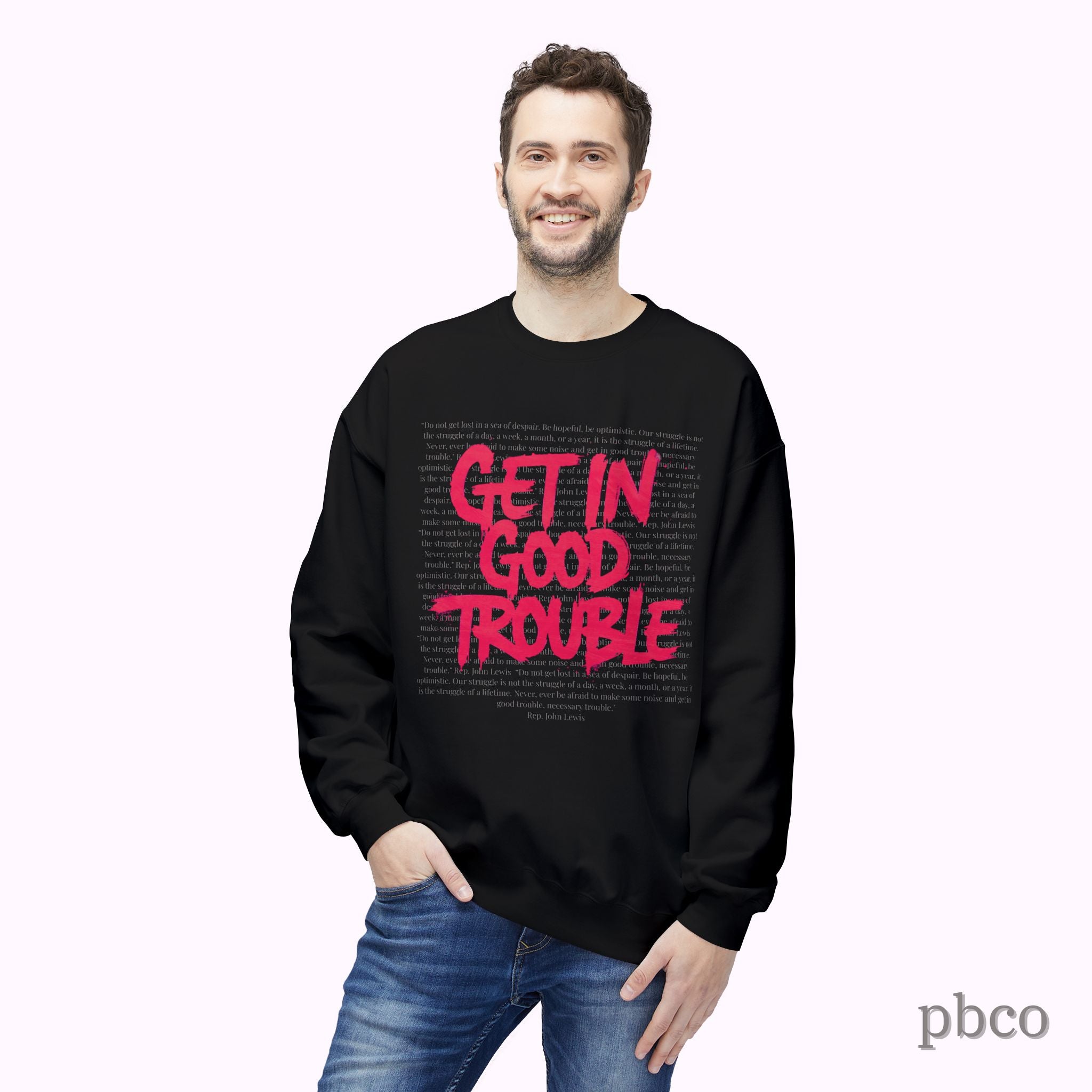 Get In Good Trouble Crewneck Sweatshirt