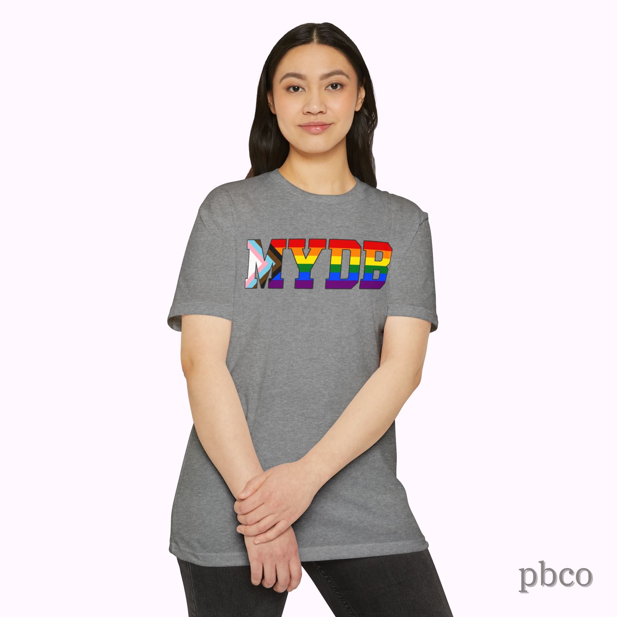 MYDB T-Shirt | Mind Your Damn Business | Progress Pride