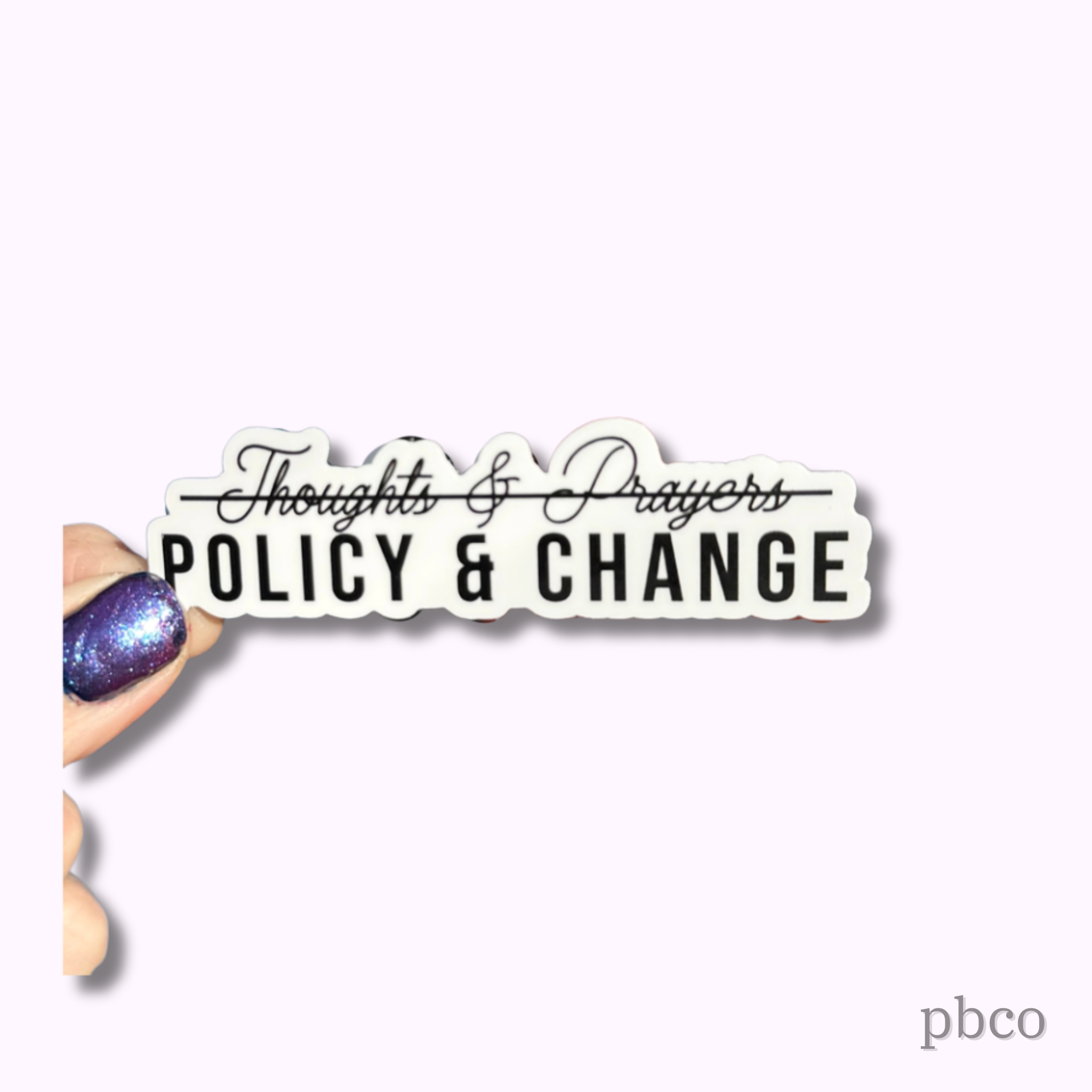 Hilarious Humanitarian - Policy & Change Sticker