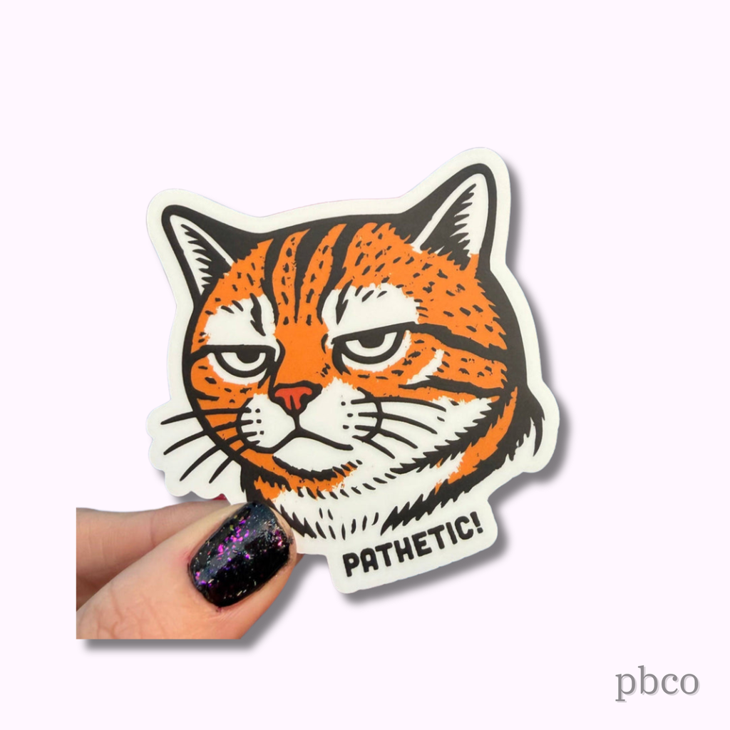 Hilarious Humanitarian - Pathetic Sticker