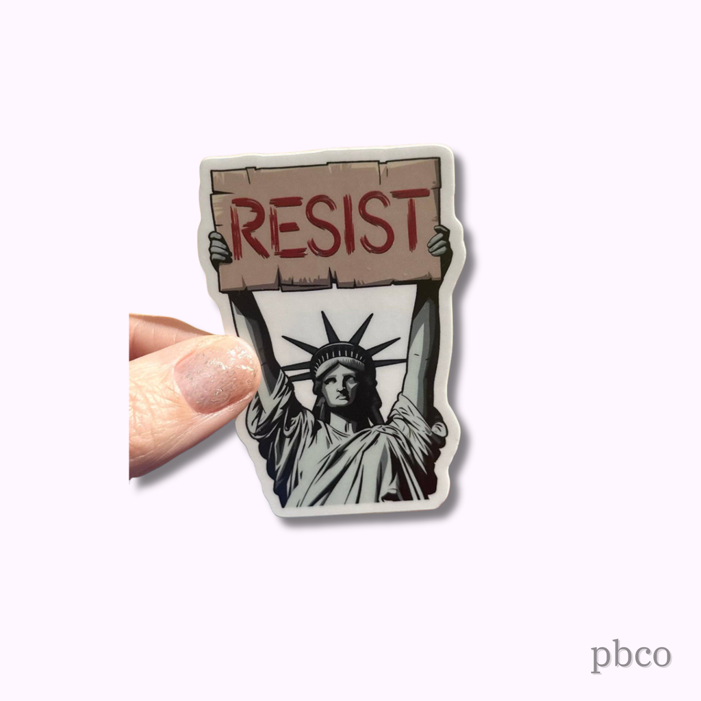Hilarious Humanitarian - Resist Sticker