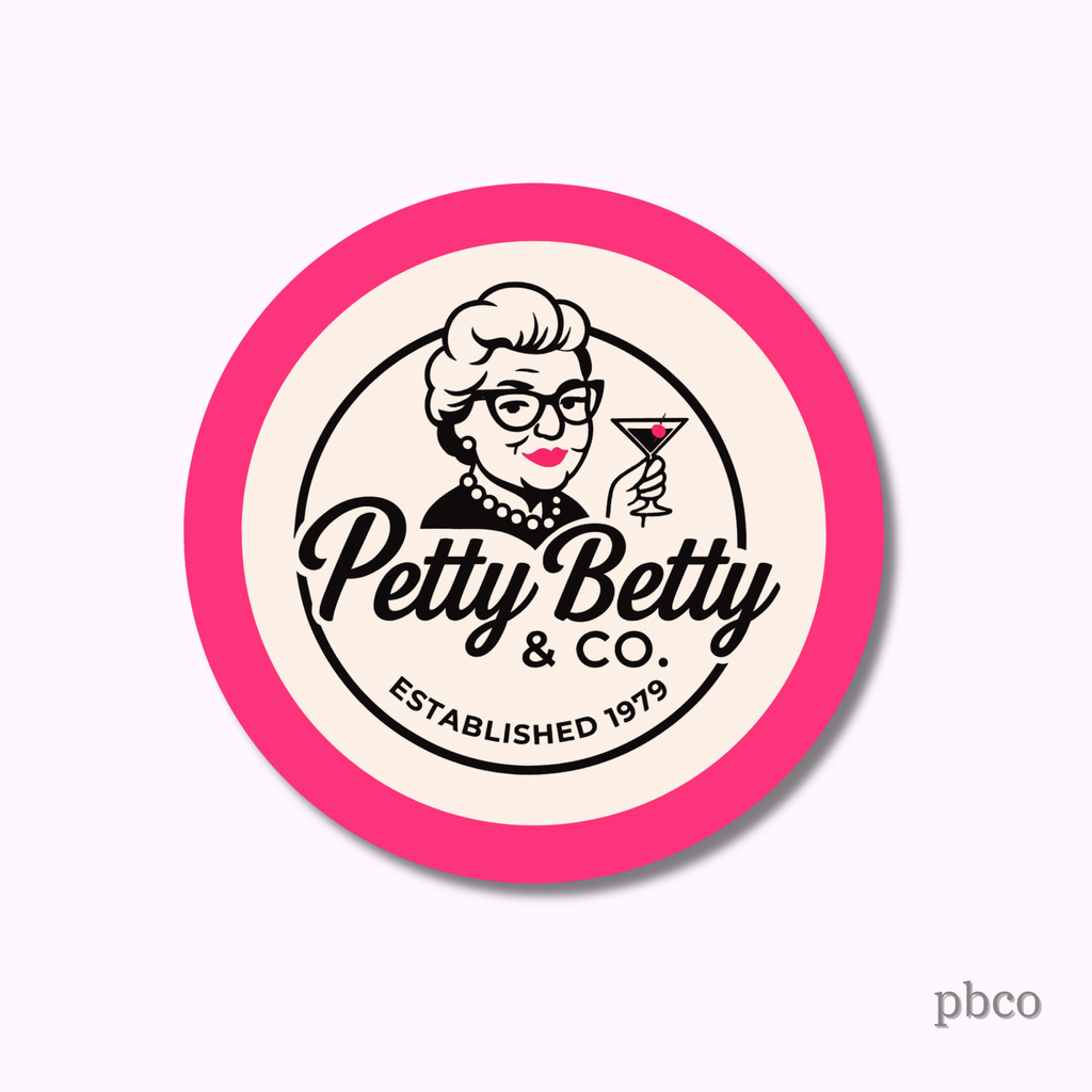 Petty Betty & Co. Logo Magnet