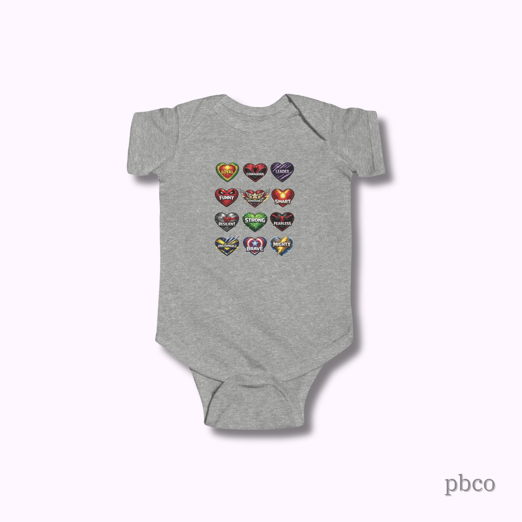 Superhero Love Infant Bodysuit